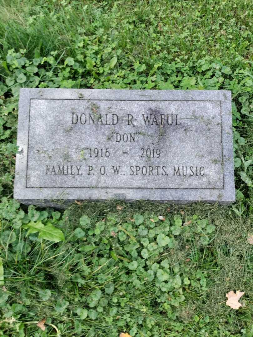 Donald R. "Don" Waful's grave. Photo 3