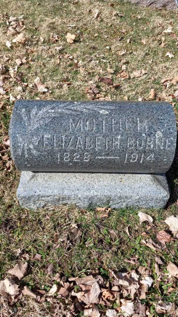 Elizabeth K. Borne's grave. Photo 1