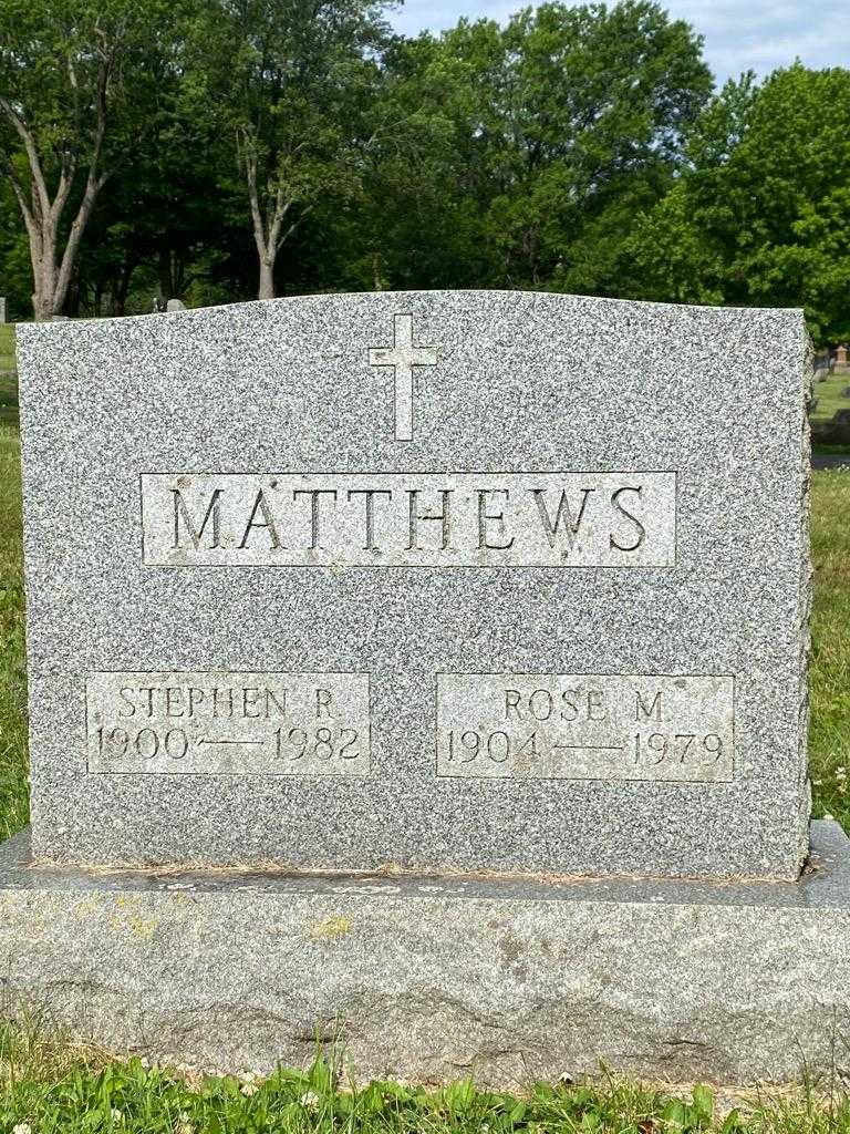 Rose M. Matthews's grave. Photo 3