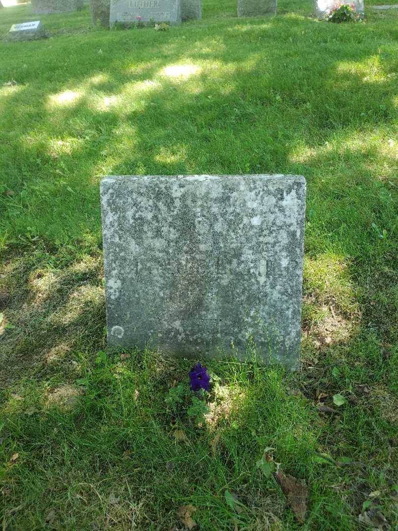 Alfred S. Luther's grave. Photo 2