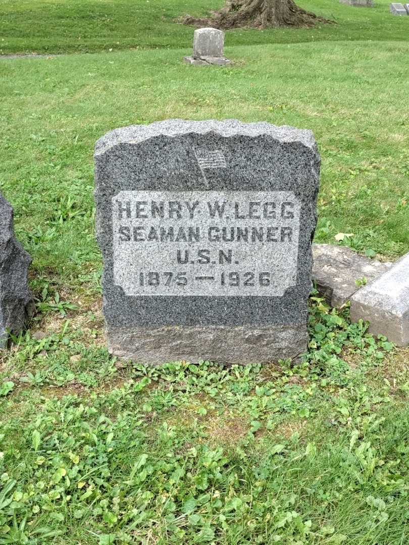 Henry W. Legg's grave. Photo 3