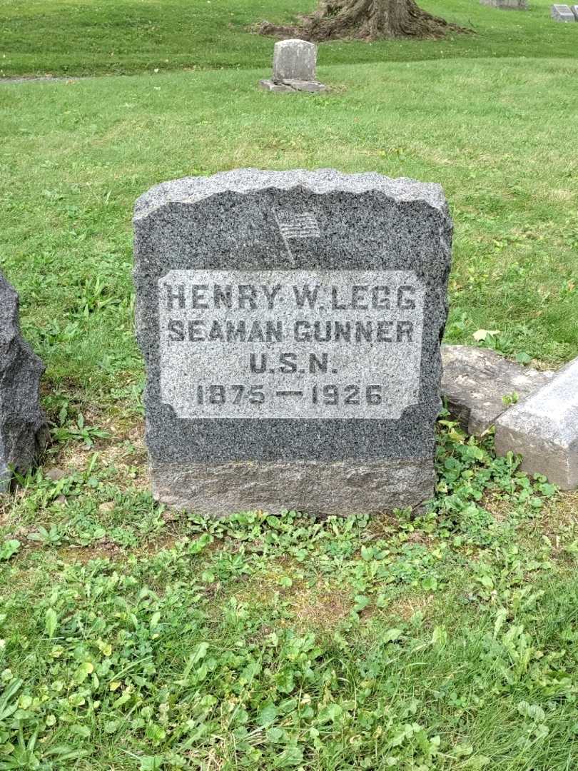 Henry W. Legg's grave. Photo 2