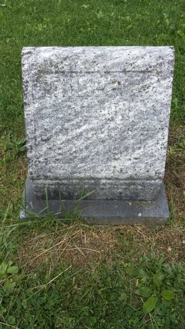 Caroline Obrist's grave. Photo 1
