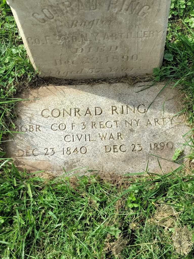 Conrad Ring's grave. Photo 4