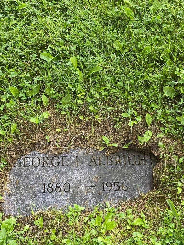 George I. Albright's grave. Photo 2