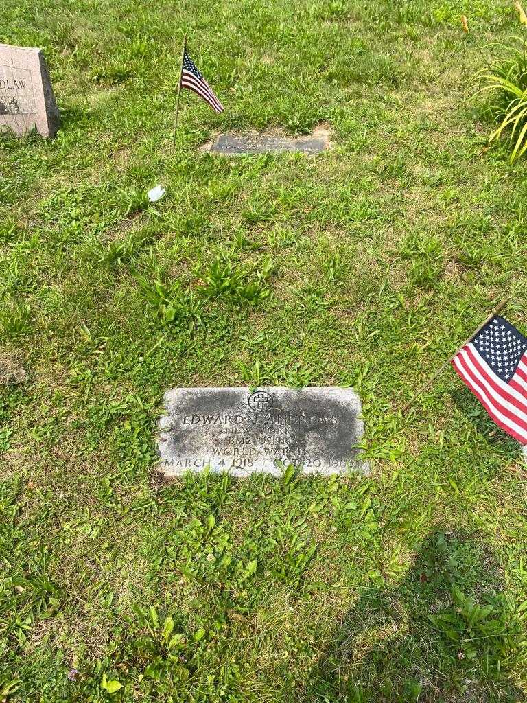 Edward J. Andrews's grave. Photo 2