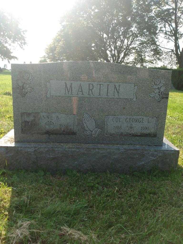 George L. Martin's grave. Photo 2