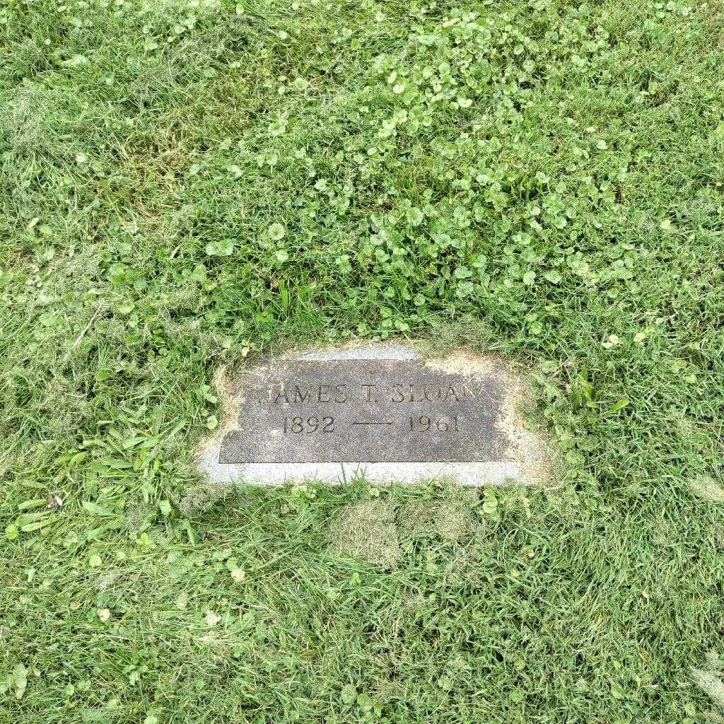James T. Sloan's grave. Photo 2