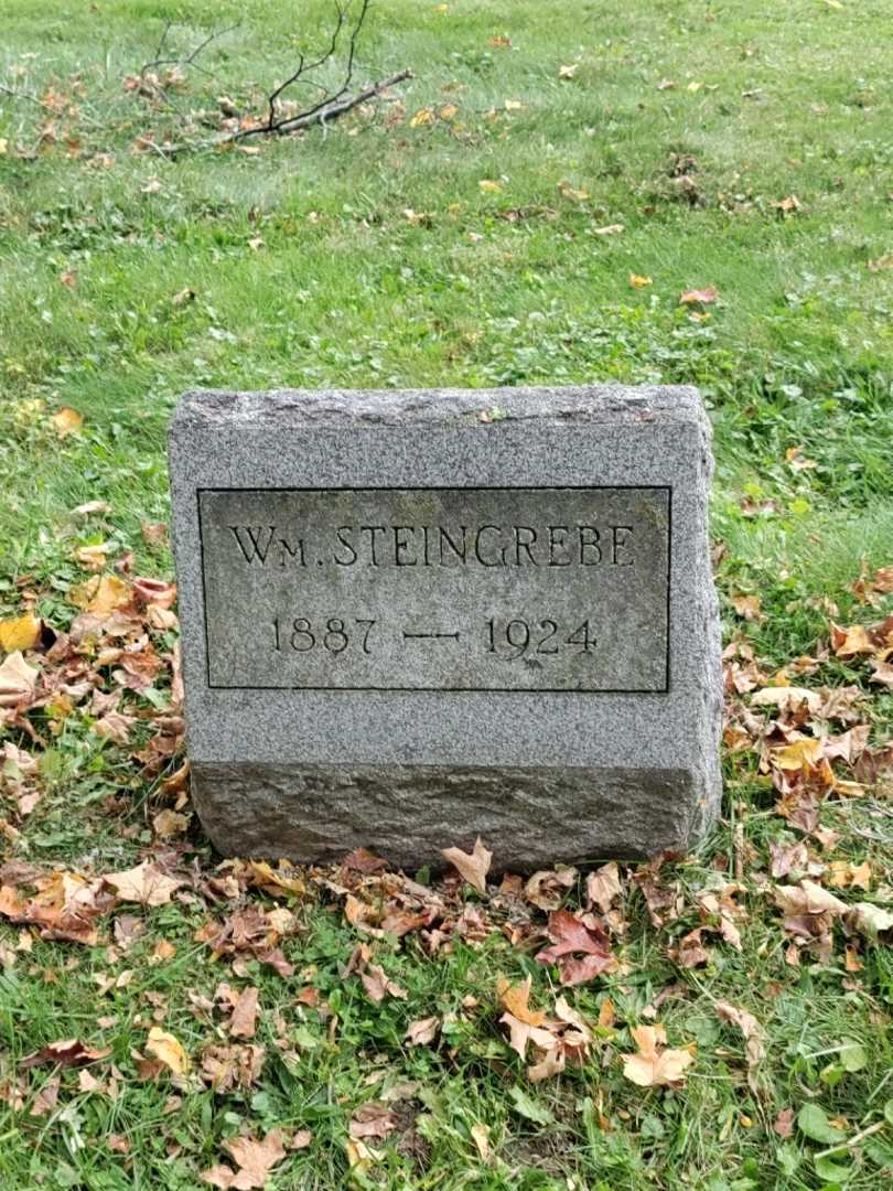 William Steingrebe's grave. Photo 2