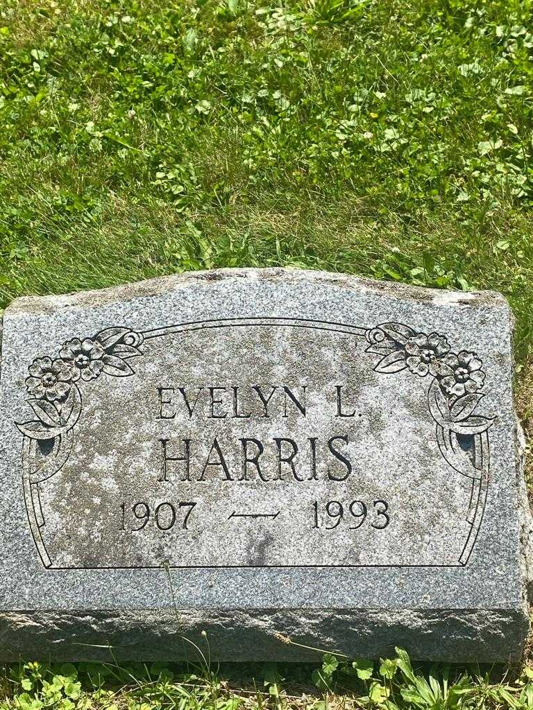 Evelyn L. Harris's grave. Photo 3