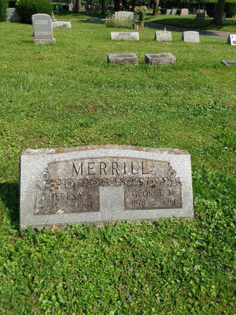 Theresa S. Merrill's grave. Photo 1
