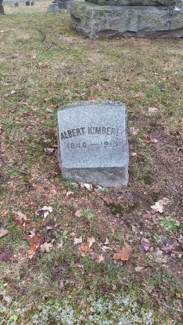 Albert Kimberly's grave. Photo 3