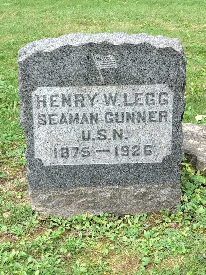Henry W. Legg's grave. Photo 4