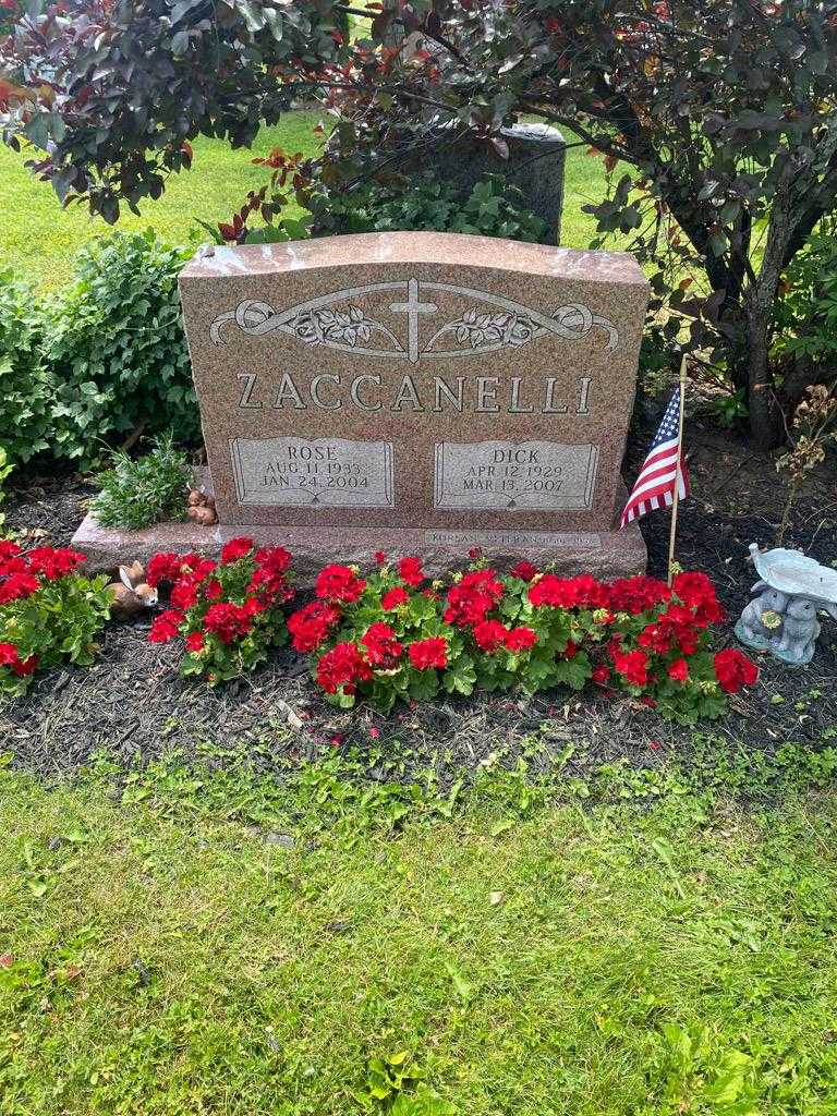 Dick Zaccanelli's grave. Photo 2