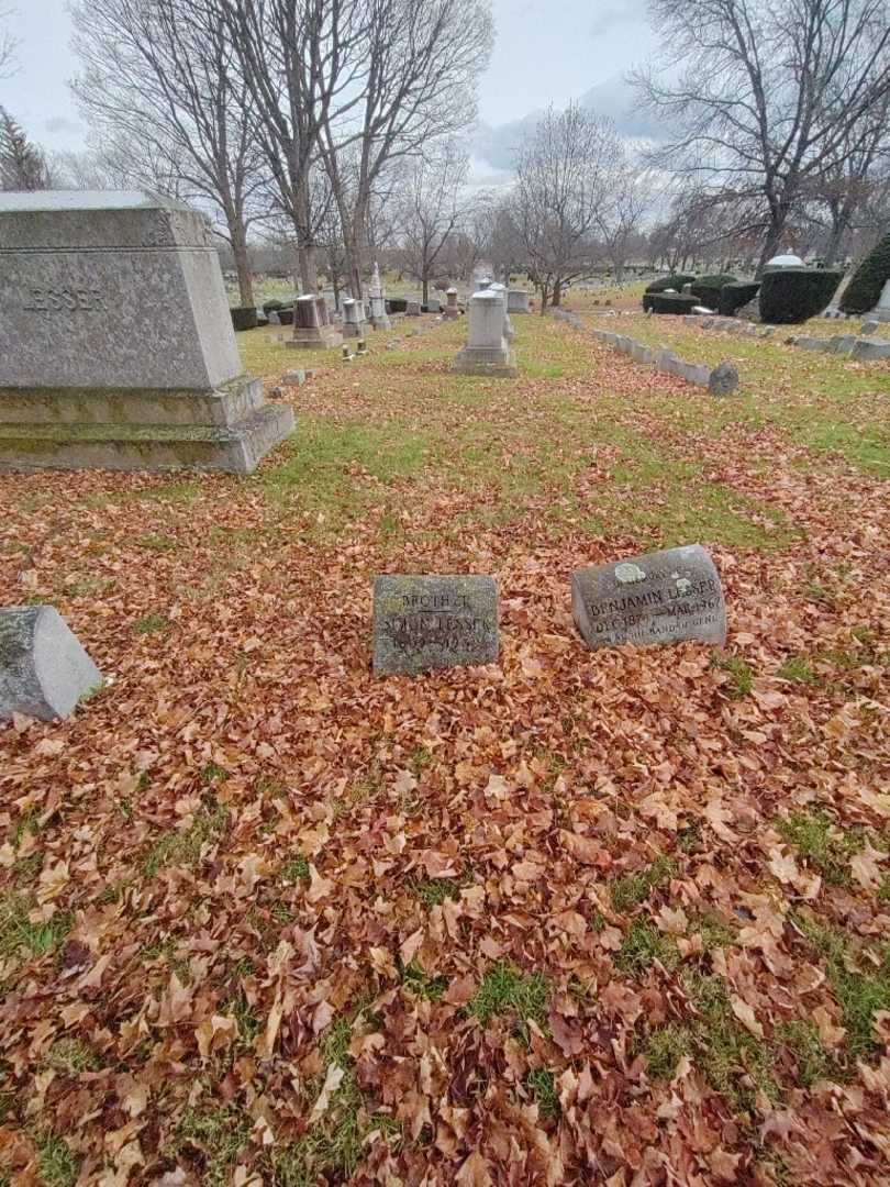 Simon Lesser's grave. Photo 1