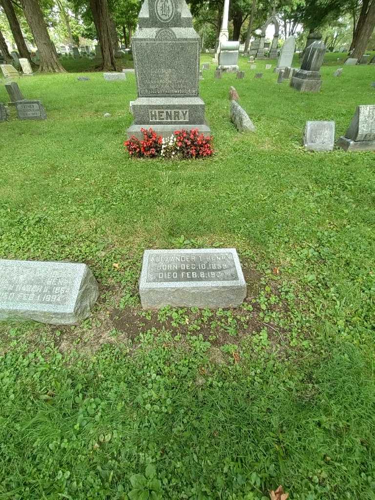 Alexander T. Henry's grave. Photo 1