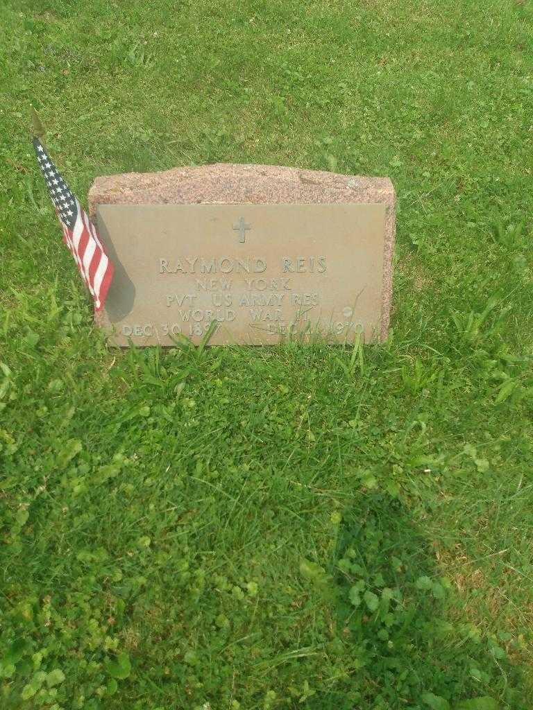 Raymond Reis's grave. Photo 1
