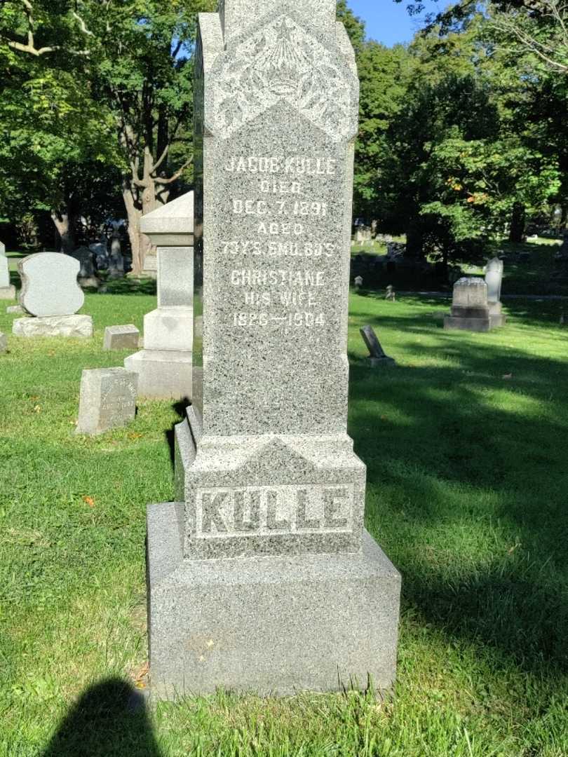 Jacob Kulle's grave. Photo 2