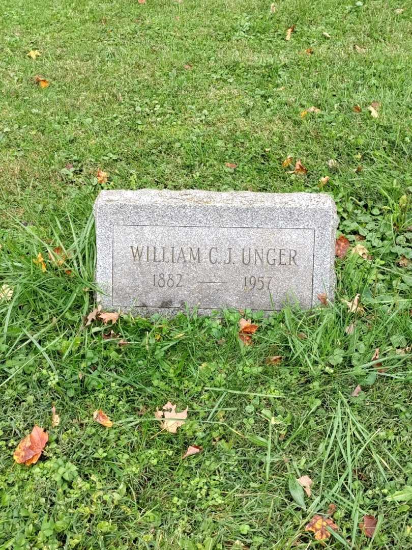 William Carl J. Unger's grave. Photo 2