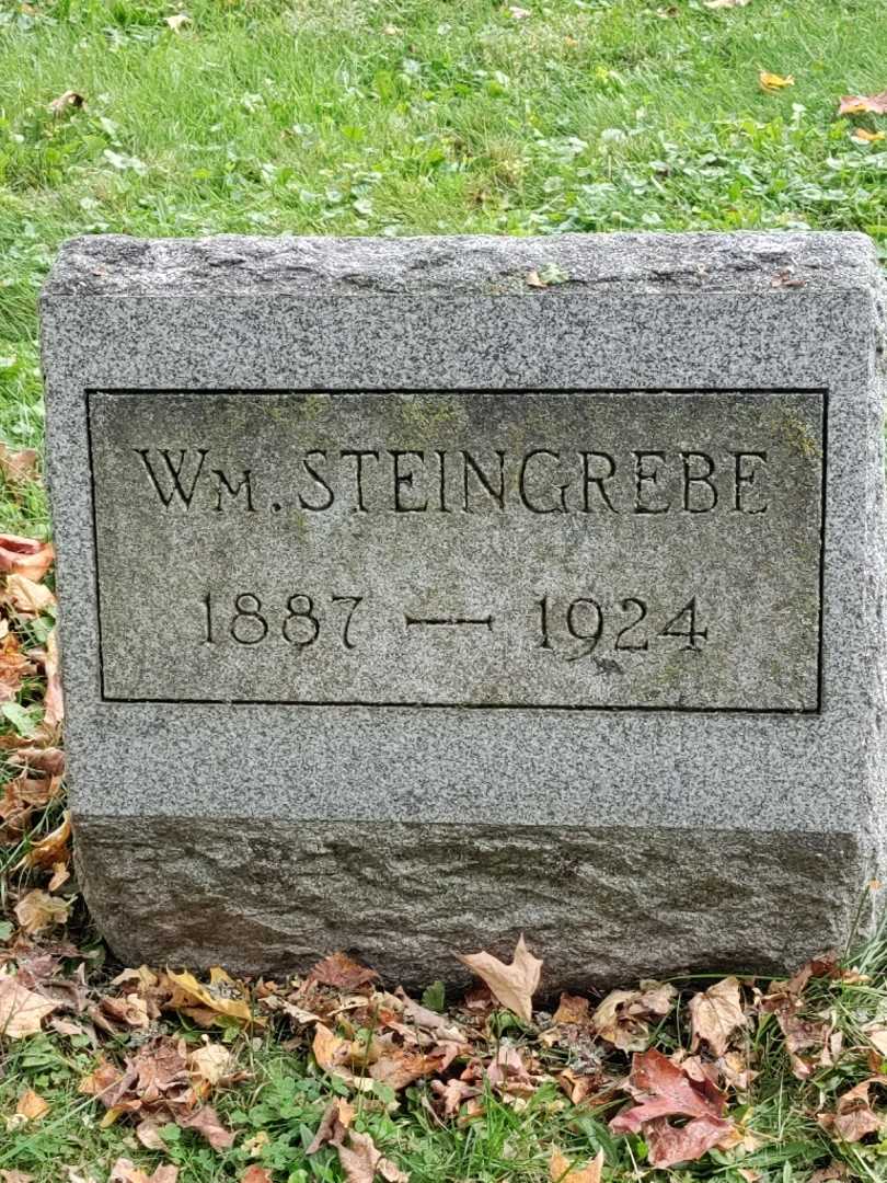 William Steingrebe's grave. Photo 3