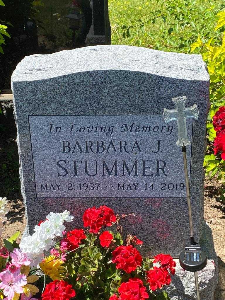Barbara J. Stummer's grave. Photo 3