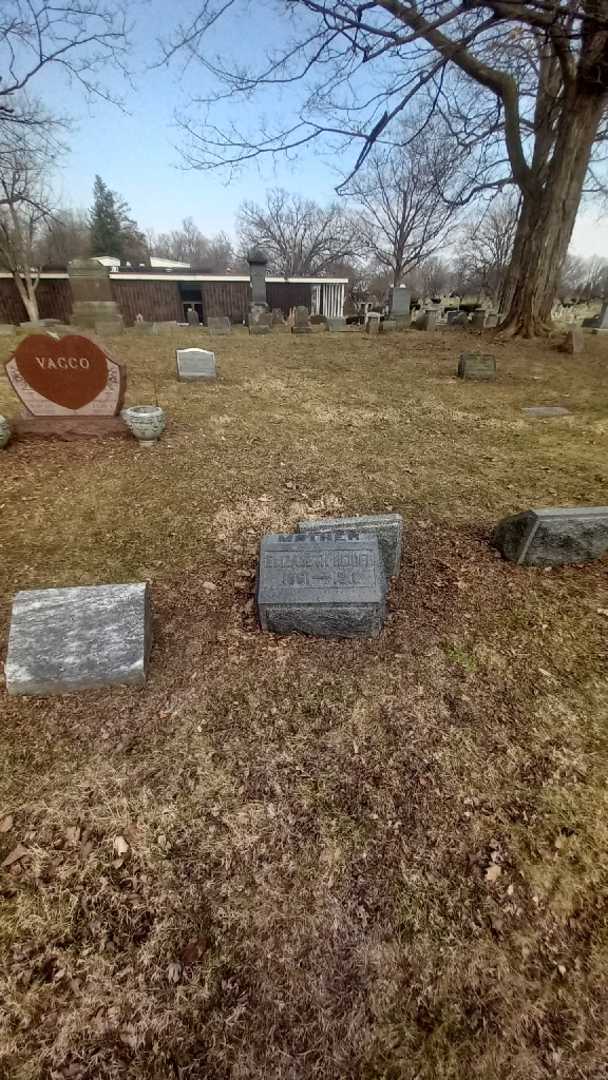 Elizabeth Reidel's grave. Photo 2