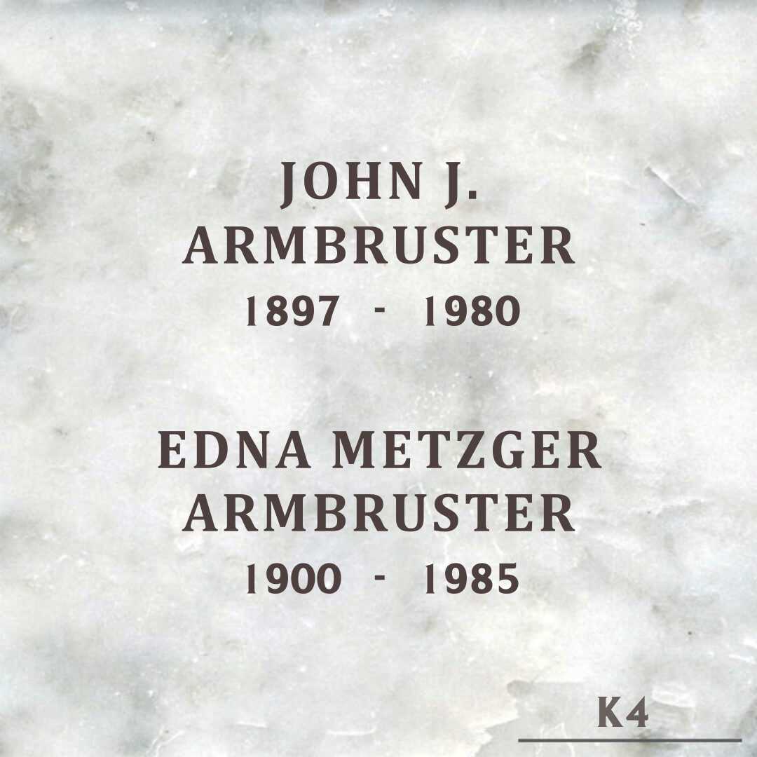 John J. Armbruster's grave