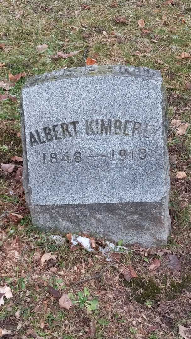 Albert Kimberly's grave. Photo 4