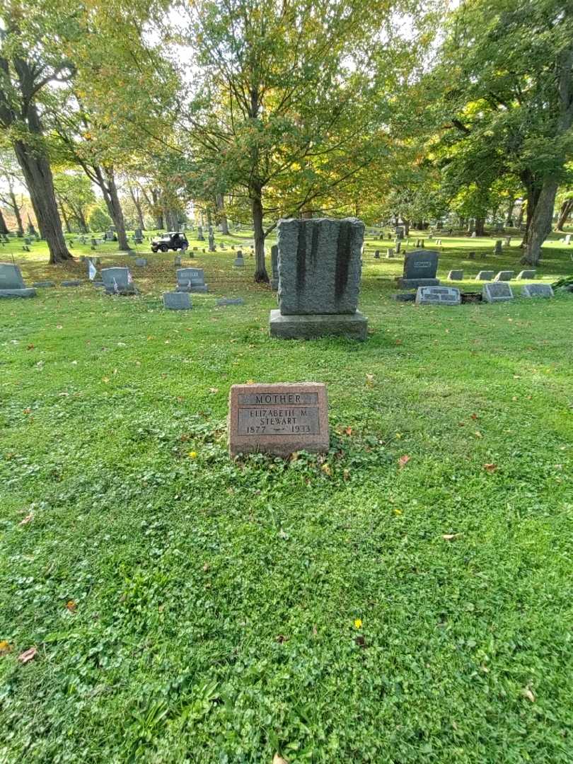 Elizabeth Meneilly Stewart's grave. Photo 1