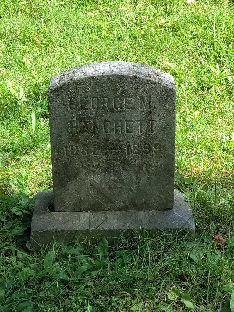 George M. Hanchett's grave. Photo 3