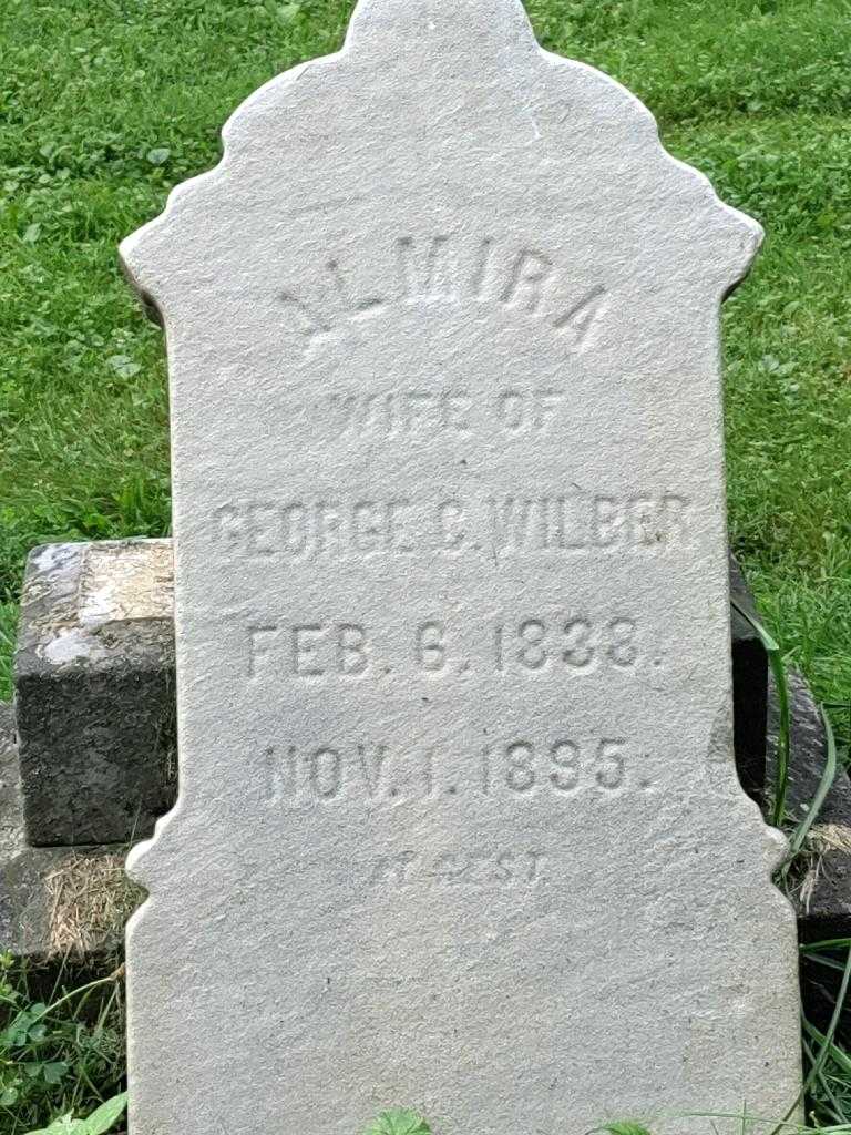 Almira C. Wilber's grave. Photo 3