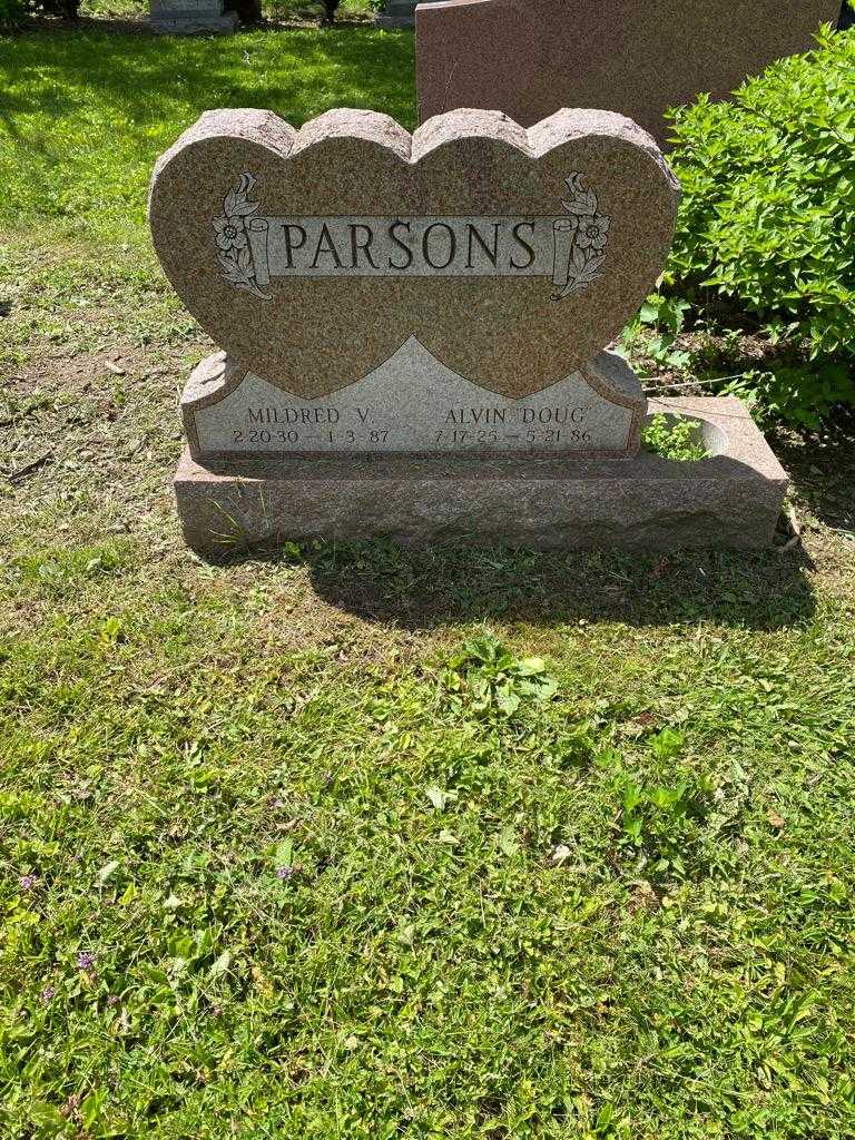 Mildred V. Parsons's grave. Photo 2