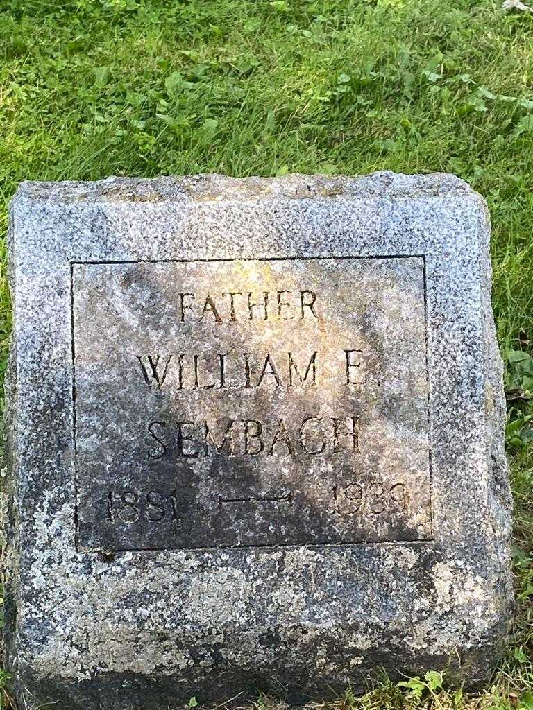 William E. Sembach's grave. Photo 3
