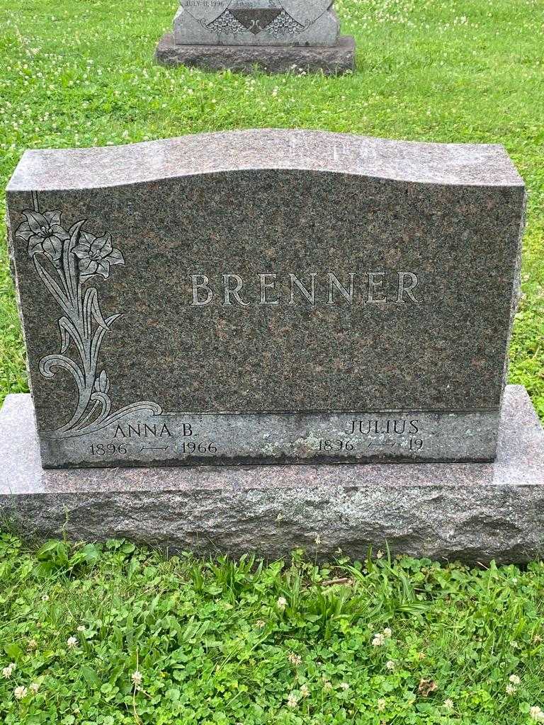 Anna B. Brenner's grave. Photo 3