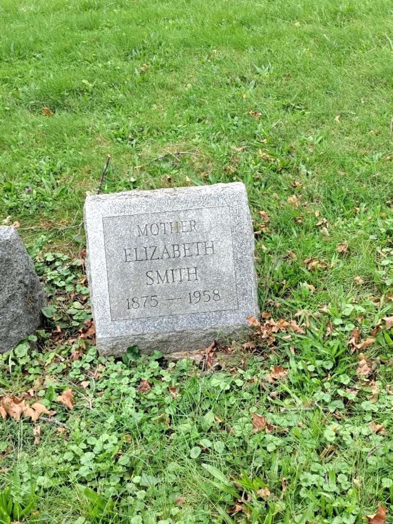 Elizabeth Heineman Smith's grave. Photo 2