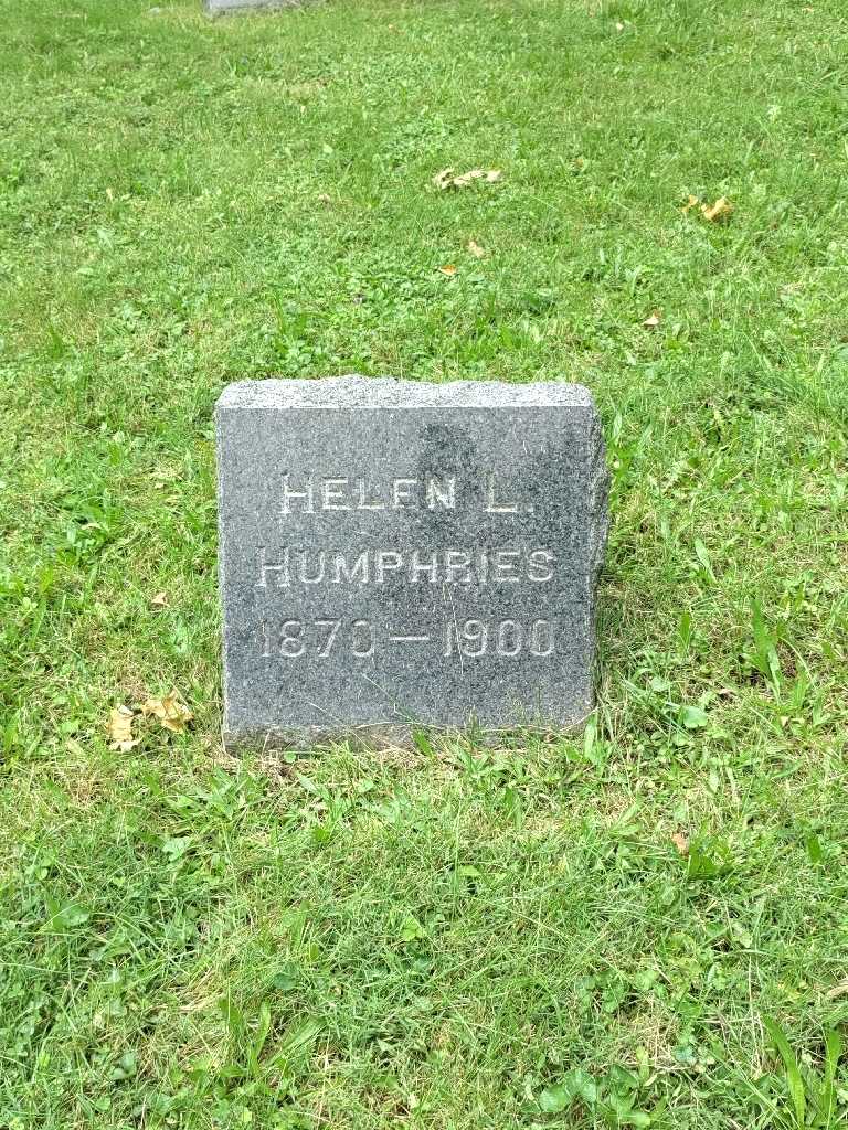 Helen L. Humphries's grave. Photo 3