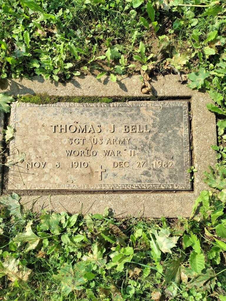 Thomas J. Bell's grave. Photo 3