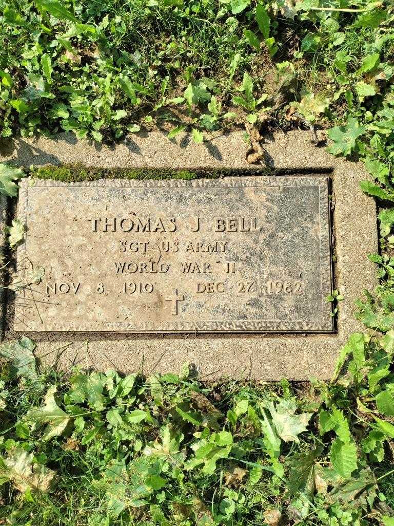 Thomas J. Bell's grave. Photo 2