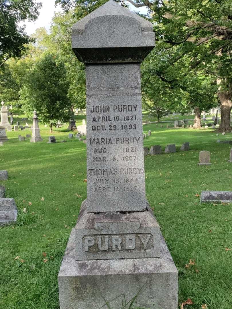 Maria Purdy's grave. Photo 2