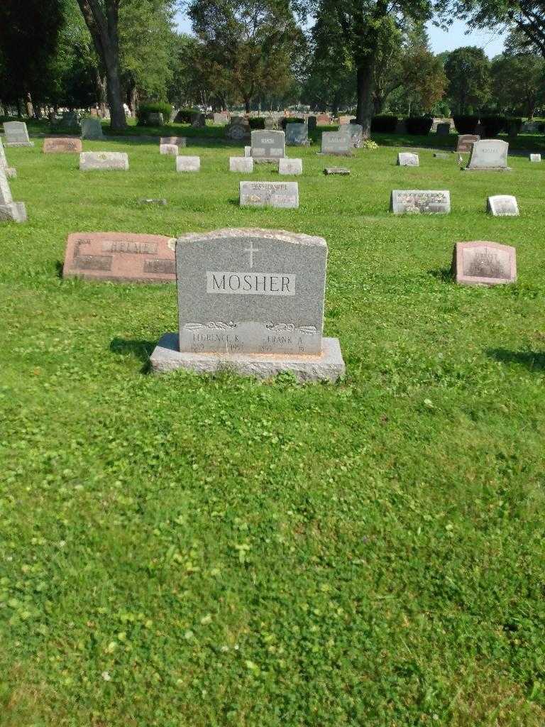 Frank A. Mosher's grave. Photo 1