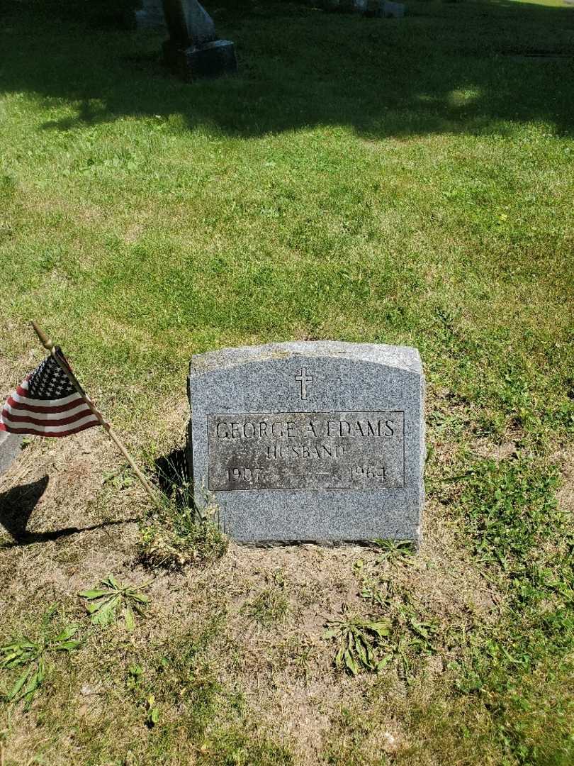 George A. Edams's grave. Photo 2