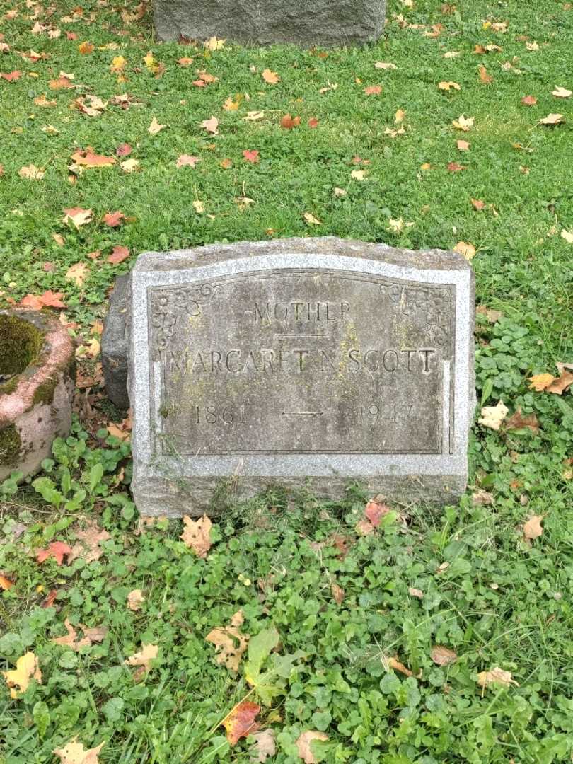 Margaret N. Scott's grave. Photo 2