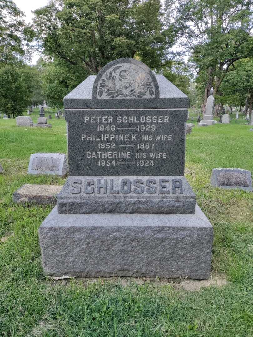 Peter Schlosser's grave. Photo 2