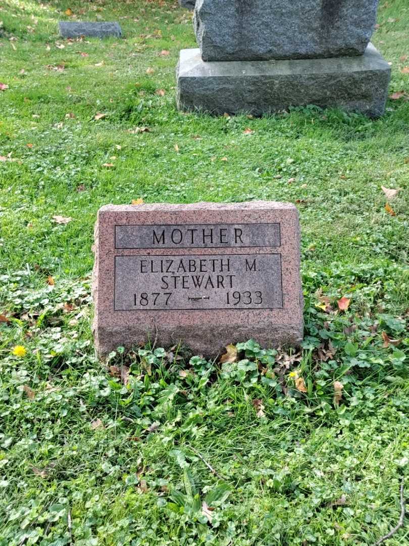 Elizabeth Meneilly Stewart's grave. Photo 2