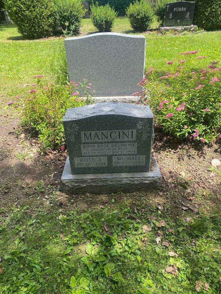 Rose J. Mancini's grave. Photo 2