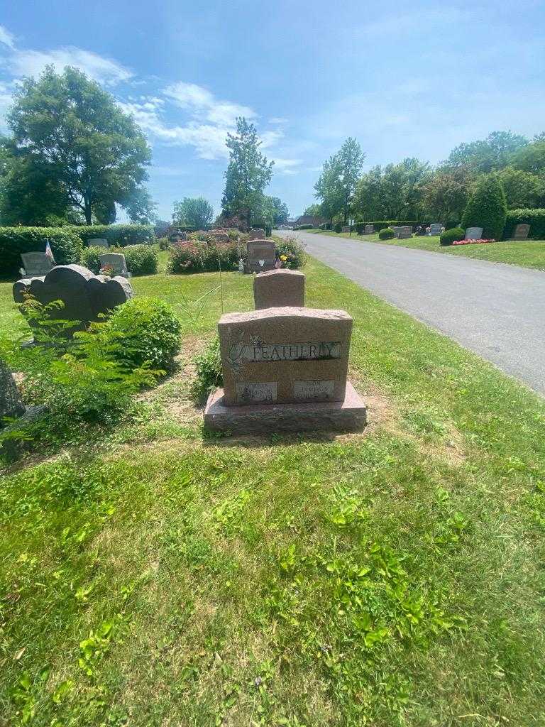 Helen K. Featherly's grave. Photo 1