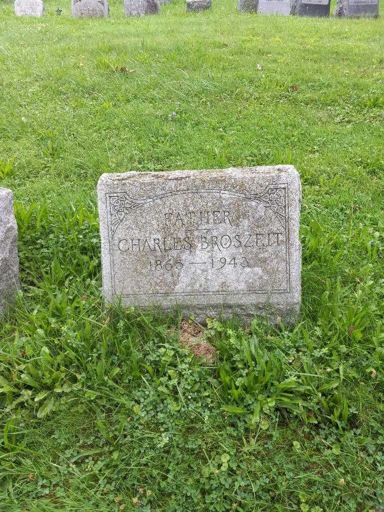 Charles Broszeit's grave. Photo 3