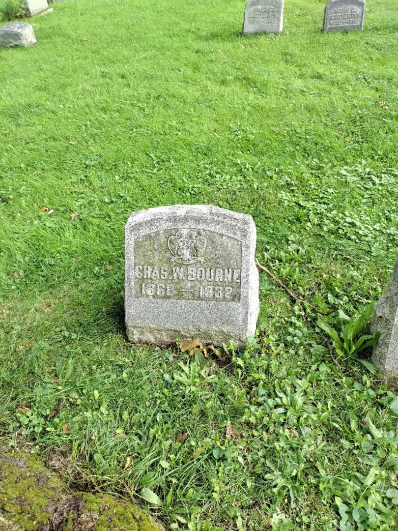 Charles W. Bourne's grave. Photo 2