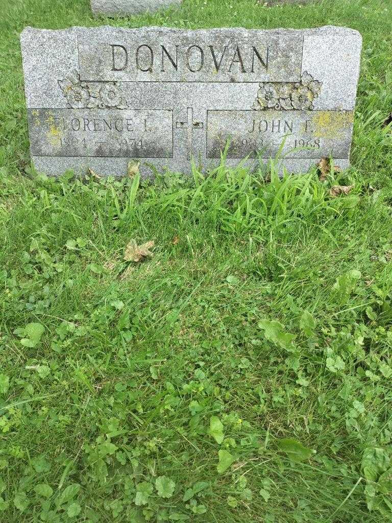 John F. Donovan's grave. Photo 1