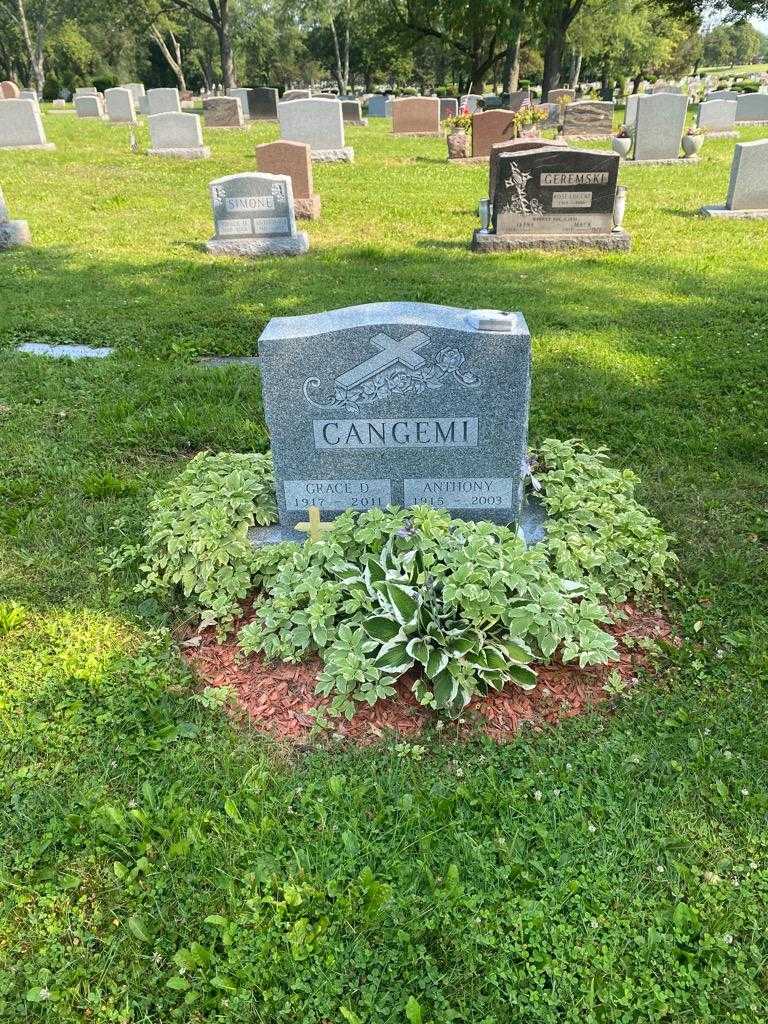 Anthony Cangemi's grave. Photo 2
